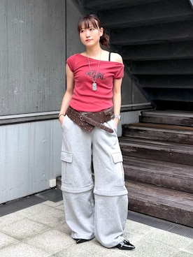 浜口彩奈さん(レディース・158cm)の夏コーディネート