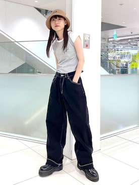 浜口彩奈さん(レディース・158cm)の夏コーディネート
