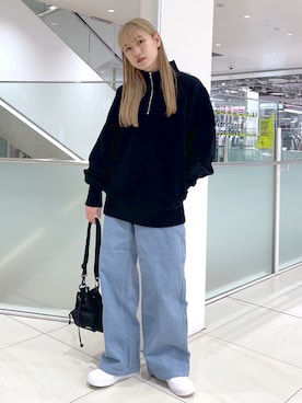 浜口彩奈さん(レディース・158cm)の冬コーディネート