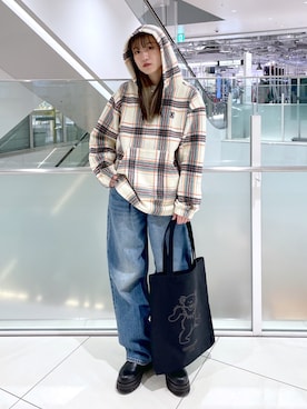 浜口彩奈さん（レディース・158cm）の冬コーディネート