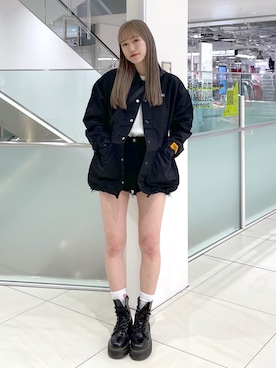 浜口彩奈さん(レディース・158cm)の冬コーディネート