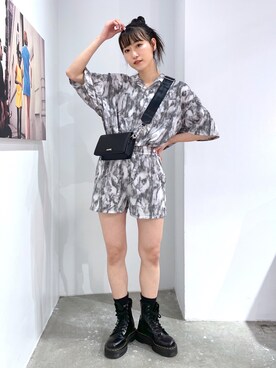 浜口彩奈さん（レディース・158cm）の夏コーディネート