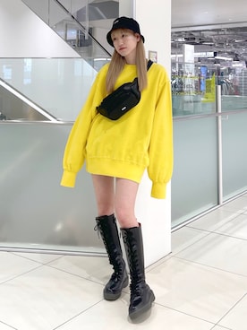 浜口彩奈さん（レディース・158cm）の冬コーディネート