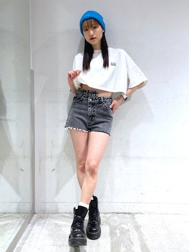 浜口彩奈さん（レディース・158cm）の春コーディネート