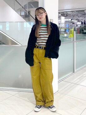 浜口彩奈さん（レディース・158cm）の冬コーディネート