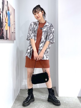 浜口彩奈さん（レディース・158cm）の夏コーディネート