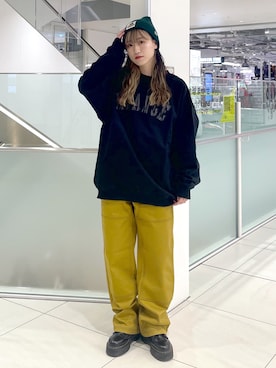 浜口彩奈さん（レディース・158cm）の冬コーディネート