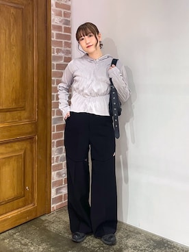 浜口彩奈さん（レディース・158cm）の春コーディネート