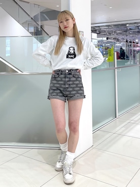 浜口彩奈さん（レディース・158cm）の春コーディネート