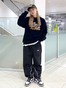 浜口彩奈さん（レディース・158cm）の冬コーディネート