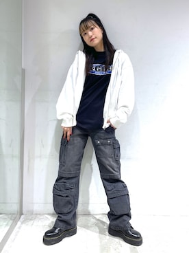 「アツいコーデ全部見せ」｜浜口彩奈さん（レディース・158cm）の夏コーディネート