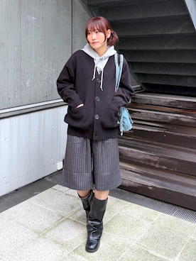 浜口彩奈さん（レディース・158cm）の秋コーディネート