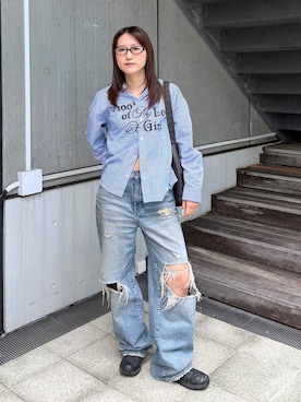 浜口彩奈さん(レディース・158cm)の夏コーディネート