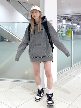 浜口彩奈さん（レディース・158cm）の冬コーディネート