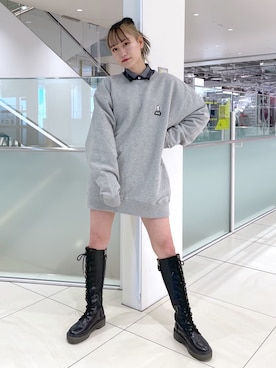 浜口彩奈さん（レディース・158cm）の冬コーディネート