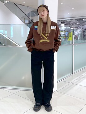 浜口彩奈さん（レディース・158cm）の冬コーディネート