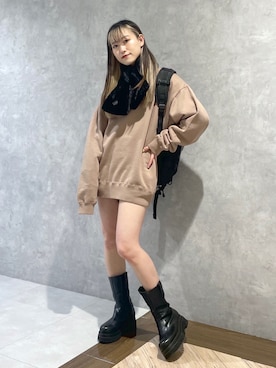 浜口彩奈さん(レディース・158cm)の秋コーディネート