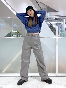 浜口彩奈さん（レディース・158cm）の冬コーディネート