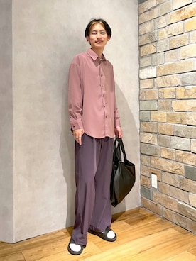 「RAGEBLUE（レイジブルー）のアイテム（トートバッグ）」を使った、ふじもんさん（メンズ・177cm）の夏コーディネート