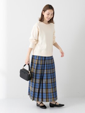 「Coming soon…」｜「アイテム（スウェット）」を使った、nozawaさん（レディース・168cm）の冬コーディネート