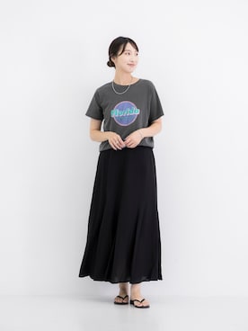 「ロンクスカート」｜nozawaさん（レディース・167cm）の夏コーディネート