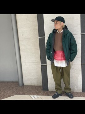 「MR.GENTLEMAN（ミスタージェントルマン）のアイテム（ジャケット/アウター）」を使った、りーたさん（メンズ・169cm）の冬コーディネート