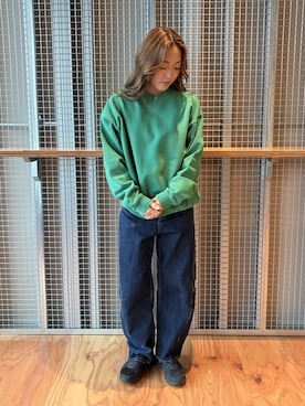 「Saturdays NYC（サタデーズ ニューヨークシティ ）のアイテム」を使った、SAYAさん（レディース・158cm）の春コーディネート