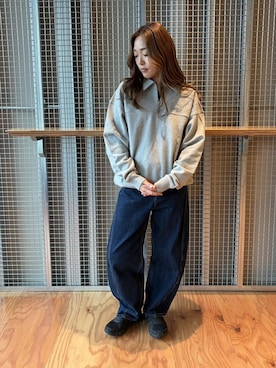 「Saturdays NYC（サタデーズ ニューヨークシティ ）のアイテム」を使った、SAYAさん（レディース・158cm）の春コーディネート