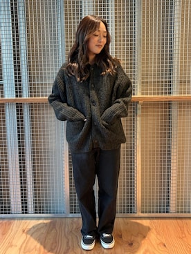 「Saturdays NYC（サタデーズ ニューヨークシティ ）のアイテム」を使った、SAYAさん（レディース・158cm）の冬コーディネート