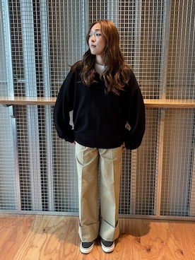 「Saturdays NYC（サタデーズ ニューヨークシティ ）のアイテム」を使った、SAYAさん（レディース・158cm）の春コーディネート