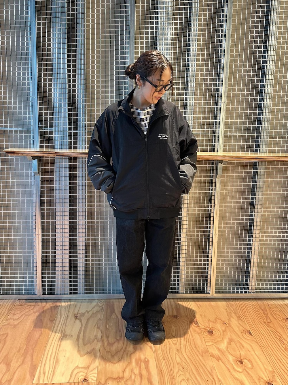 Saturdays NYC シャカシャカ　Black XL Saturdays NYC シャカシャカ Black XL New Arrivals（最新コレクション