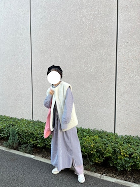 「kastane_ootd」｜「アイテム（ハンチング/ベレー帽）」を使った、なぐさん（レディース・162cm）の秋コーディネート
