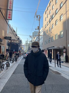 「niko and...（ニコアンド）のアイテム（ダウンジャケット/コート）」を使った、tayuさん（メンズ・174cm）の冬コーディネート