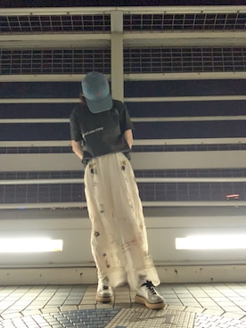 「Ungrid（アングリッド）のアイテム」を使った、めぐみさん（レディース・155cm）の夏コーディネート