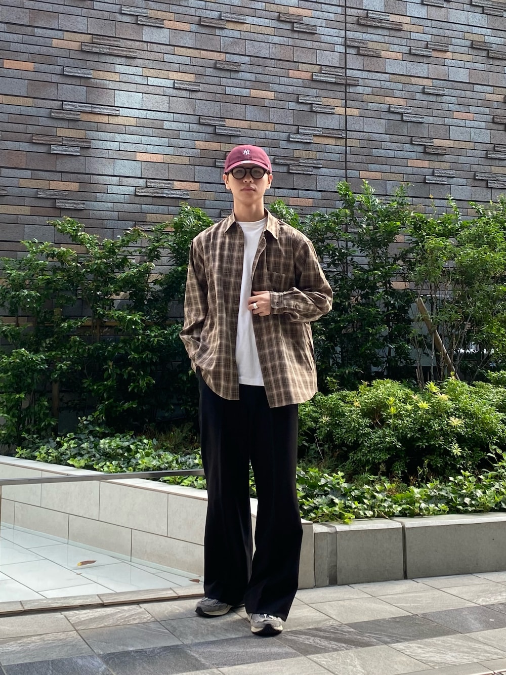 その他のシャツ/ブラウスを着用したメンズの秋コーディネートの1枚目の写真