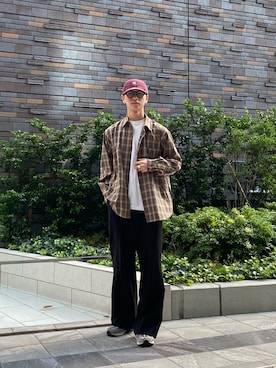 「季節の変わり目羽織コーデ」｜Yamamoto Shuma さん（メンズ・177cm）の秋コーディネート