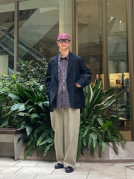 「季節の変わり目羽織コーデ」｜Yamamoto Shuma さん（メンズ・177cm）の秋コーディネート