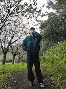 「アイテム（ジャケット/アウター）」を使った、Kenyaさん（メンズ・155cm）の秋コーディネート