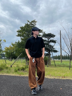 「アイテム（パンツ）」を使った、Kenyaさん（メンズ・155cm）の秋コーディネート