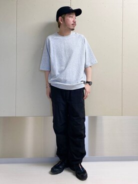 「アイテム（帽子）」を使った、はりー@Smileさん（メンズ・170cm・30代）の夏コーディネート