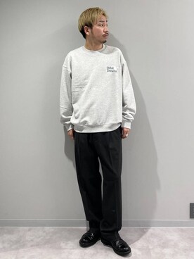 「アイテム（スウェット）」を使った、はりー@Smileさん（メンズ・170cm・30代）の秋コーディネート
