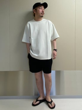 「アイテム（帽子）」を使った、はりー@Smileさん（メンズ・170cm・30代）の夏コーディネート