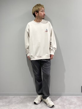 「アイテム（スウェット）」を使った、はりー@Smileさん（メンズ・170cm・30代）の秋コーディネート