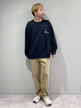 「アイテム（スウェット）」を使った、はりー@Smileさん（メンズ・170cm・30代）の秋コーディネート