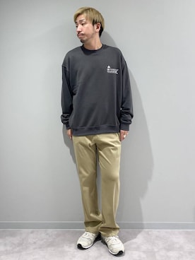 「アイテム（スウェット）」を使った、はりー@Smileさん（メンズ・170cm・30代）の秋コーディネート