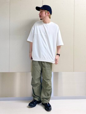 「アイテム（帽子）」を使った、はりー@Smileさん（メンズ・170cm・30代）の夏コーディネート