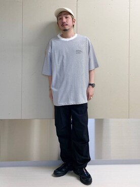 「アイテム（帽子）」を使った、はりー@Smileさん（メンズ・170cm・30代）の夏コーディネート