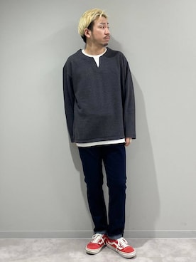 はりー@Smileさん（メンズ・170cm・30代）の冬コーディネート