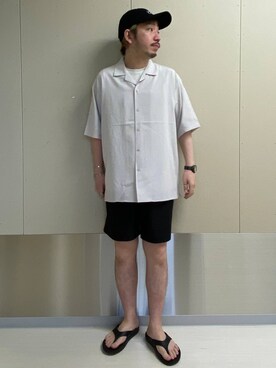 「アイテム（帽子）」を使った、はりー@Smileさん（メンズ・170cm・30代）の夏コーディネート