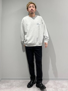 「アイテム（スウェット）」を使った、はりー@Smileさん（メンズ・170cm・30代）の秋コーディネート